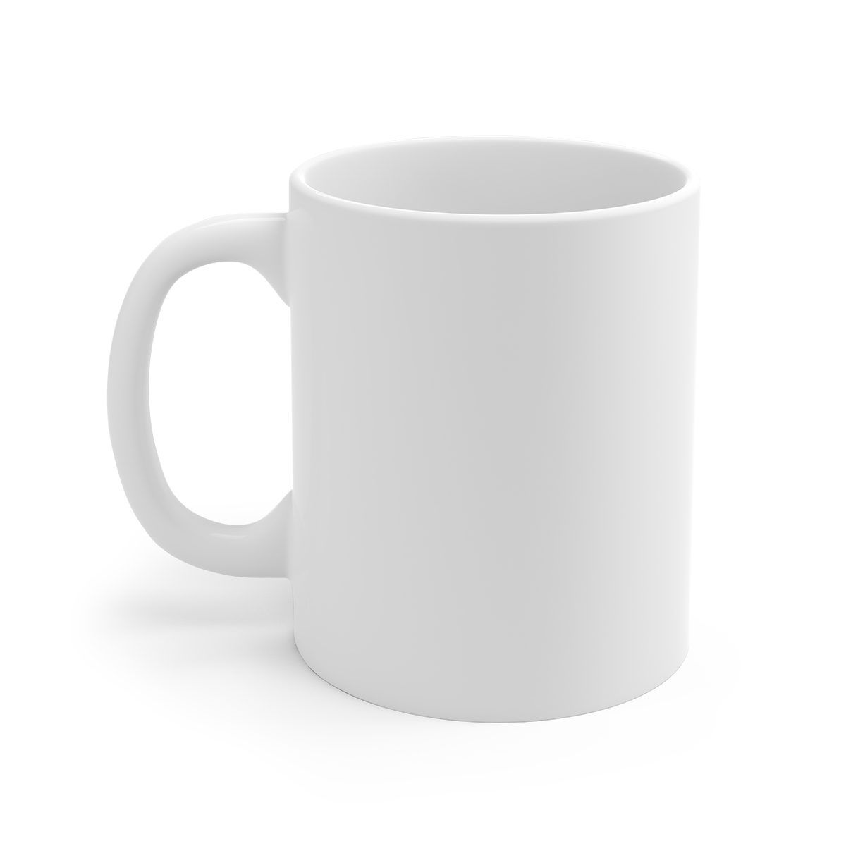 Dark Portrait Face Illustration Mug | Moody Red Black Portrait | Flagrant Podcast - alternate angle 2, merchandise