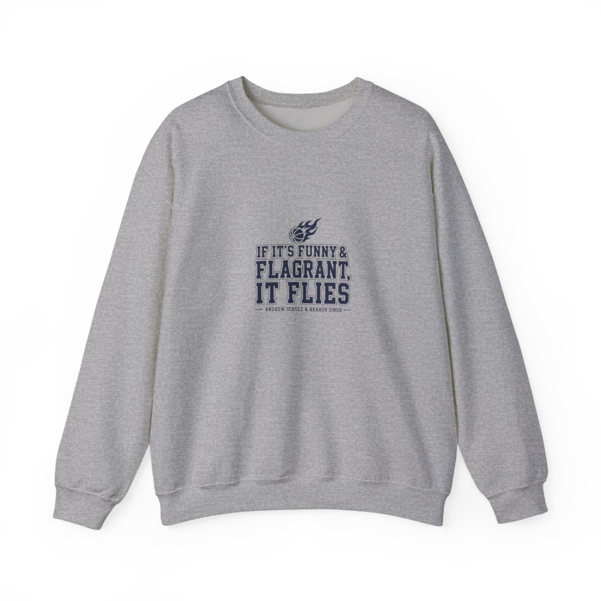 Flagrant "If It’s Funny & Flagrant, It Flies" Crewneck - alternate angle 2, merchandise