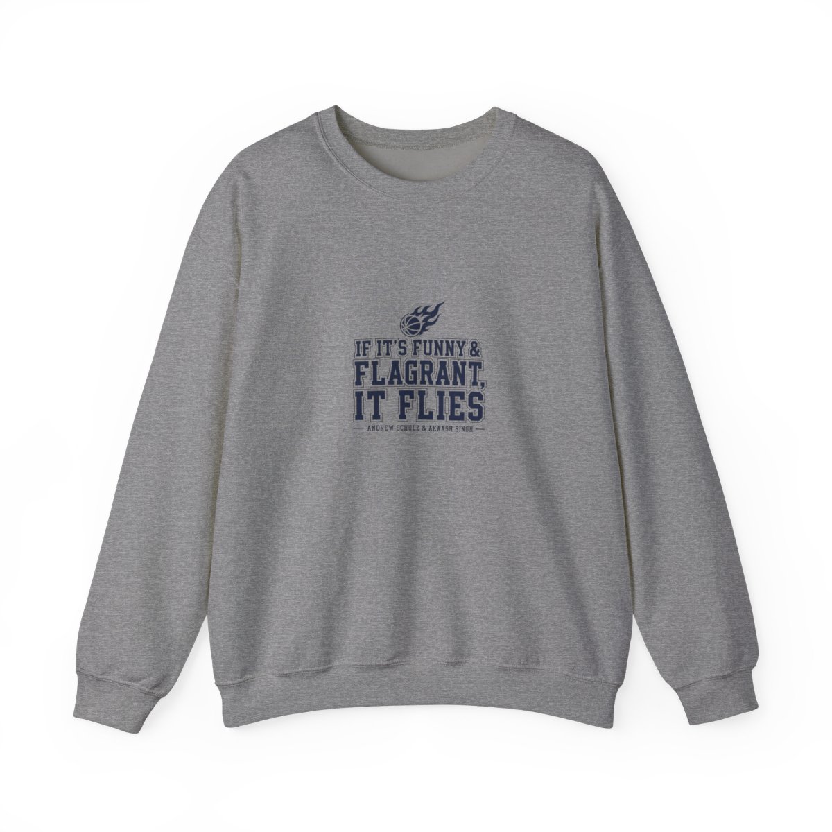 Flagrant "If It’s Funny & Flagrant, It Flies" Crewneck - alternate angle 3, merchandise