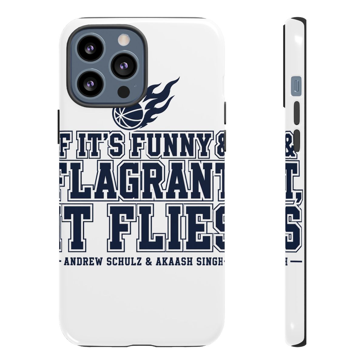 Flagrant "If It’s Funny & Flagrant, It Flies" Phone Case - alternate angle 4, merchandise
