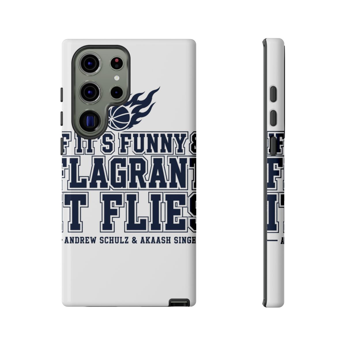 Flagrant "If It’s Funny & Flagrant, It Flies" Phone Case - alternate angle 1, merchandise