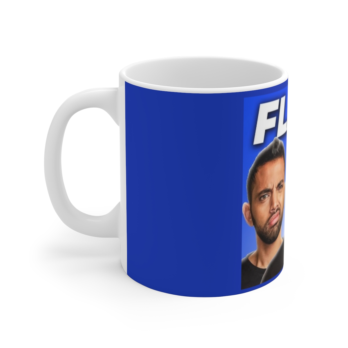 Flagrant "Fearless comedy. Boundless laughs." White Mug - alternate angle 2, merchandise