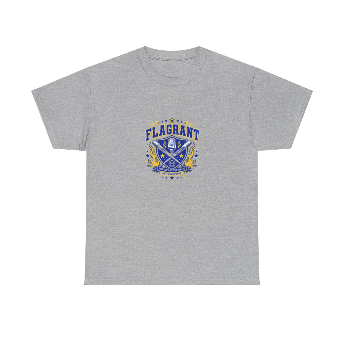 Flagrant "The Greatest Hang in the Universe," Unisex Tee - alternate angle 2, merchandise