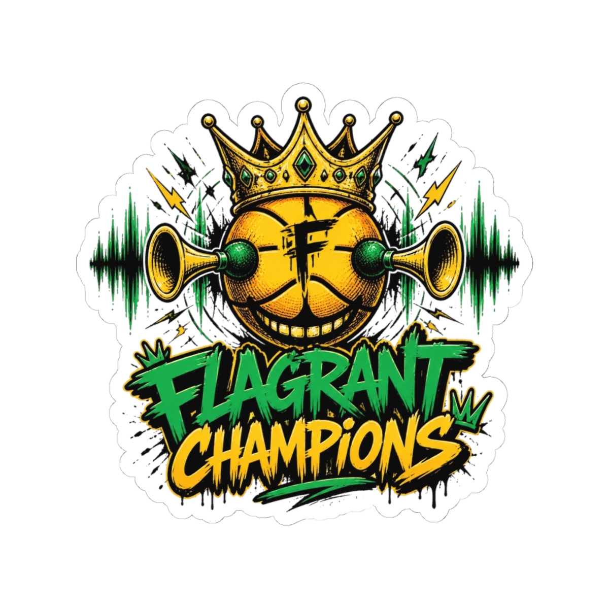 Flagrant "Flagrant Champions" Sticker - Official Stickers merchandise
