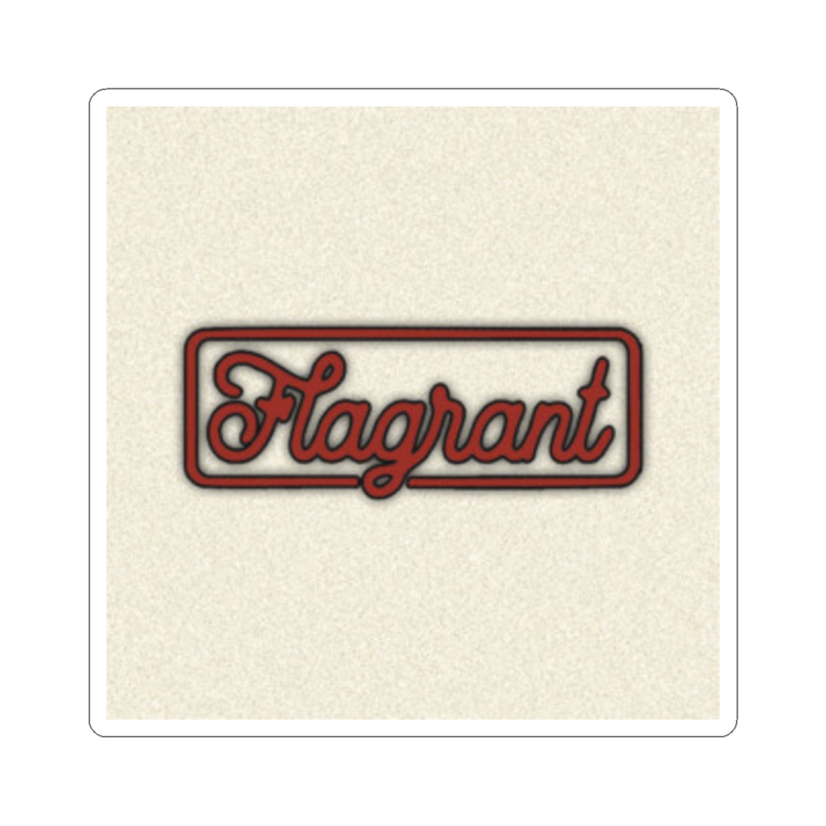 Flagrant "FLAG EDITION" Sticker - alternate angle 2, merchandise